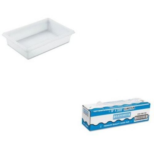 KITBWK7204RCP3508WHI - Value Kit - Rubbermaid-White Food Boxes; 8 1/2 Gallon 8 1