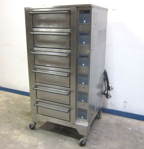 Commercial ss 6&#039; 6-compartment 3-ph electric warmer stainless steel 6-door for sale