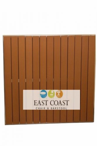 New 30&#034; square gulf coast aluminum poly-teak outdoor restaurant table top for sale