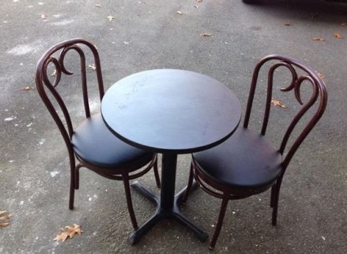 Cafe Table And Two Chairs