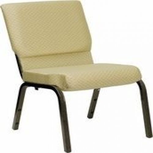 Flash Furniture XU-CH-60096-BGE-GG HERCULES Series 18.5&#039;&#039; Wide Beige Patterned S
