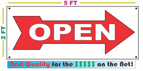 Full Color GIANT RIGHT OPEN ARROW Sign NEW XL Larger Size BEST PRICE ON THE NET!