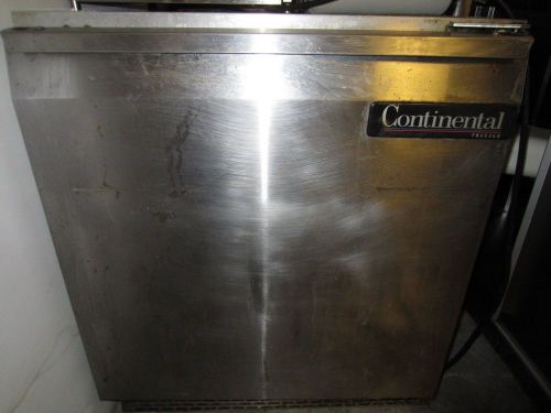 Continental ucf27 freezer undercounter worktop 27in stainless steel for sale