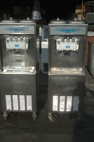 2 TAYLOR SOFT SERVE ICE CREAM MACHINES, 794, 1-ph., water-cooled, reconditioned