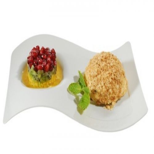1309 Wavetrends 9&#034; Saucer-96 pcs White