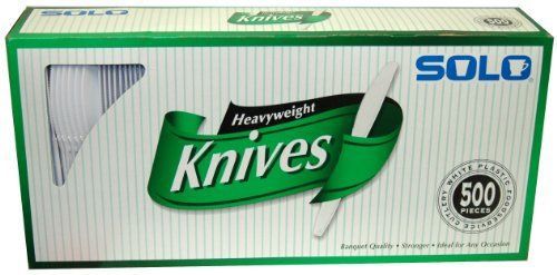 NEW Solo Heavyweight Plastic Knives - 500 Count