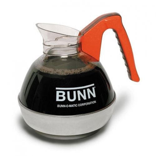 BUNN 6101.0124 POUR-OR-0124 Coffee Decanter 64 Oz. with Orange Handle (24 Pack)