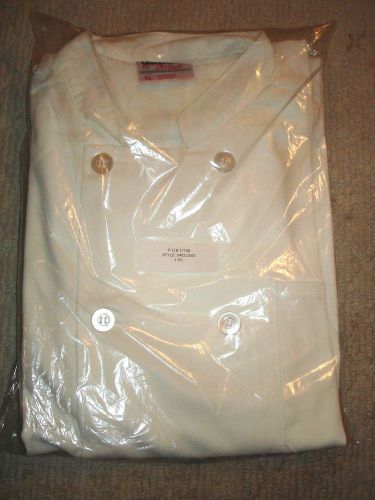 Chef&#039;s Coat Jacket White Uncommon Threads NEW NIP