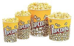 130oz Buckets for Popcorn Popper Machine Maker -50/cs