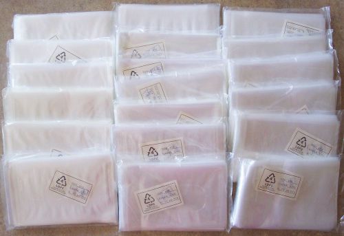 1900 total 4 x 6 layflat poly open end plastic storage bags 2mm 19 pkgs 100 each for sale