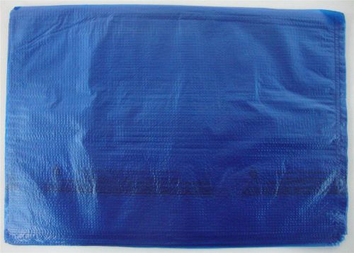 100 Qty. 6 1/4&#034; x 9 1/4&#034; Blue High-Density Plastic Merchandise Bag Extra Small