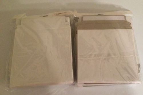 50 CD/DVD White Cardboard Mailers Self Seal (6 x 6)