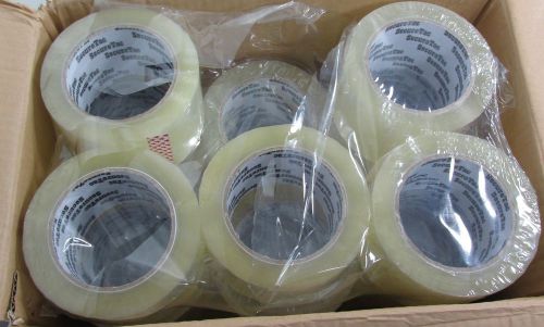24 Roll Case 3 inch x 110yd 1.9 mil Acrylic Clear Wide Tape with Wide Tape Gun