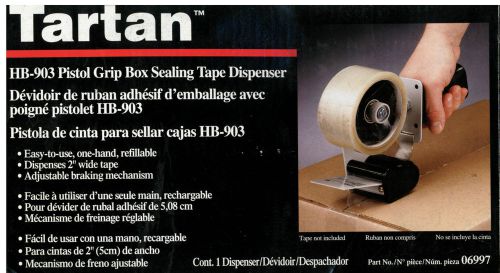 3M HB-903 Tartan Pistol Grip Box Sealing Tape Dispenser