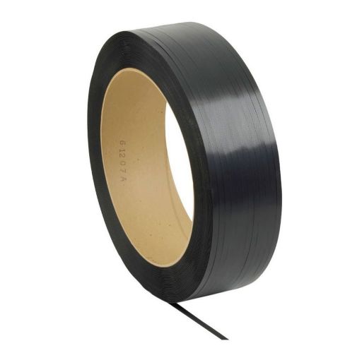 48H.30.0172 1/2&#034; x 7200&#039; black polypro hand grade strapping