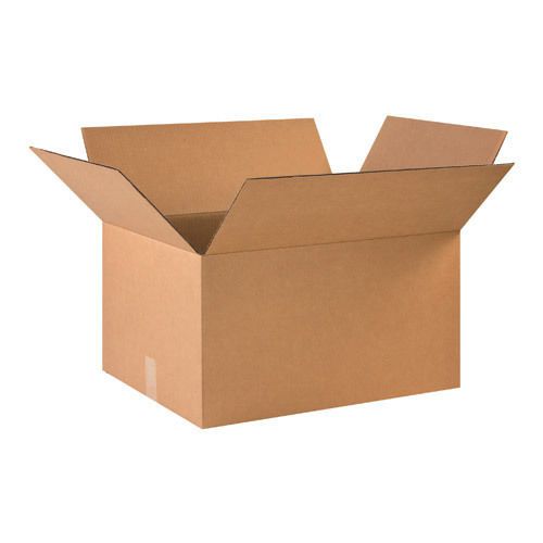 Box partners 26&#034; x 18&#034; x 14&#034; brown corrugated boxes. sold as case of 10 boxes for sale