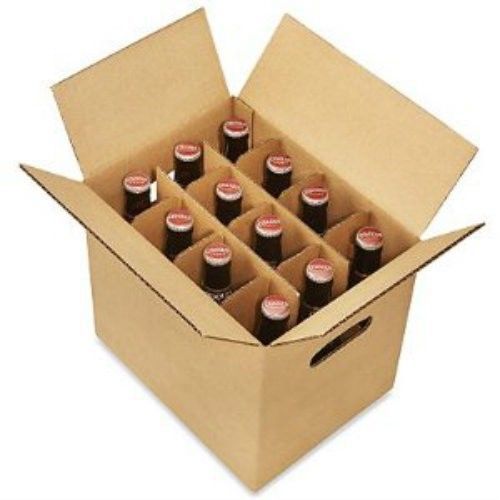 12 bottle wine/beer carrier boxes - lot of 120 pcs - free shipping for sale
