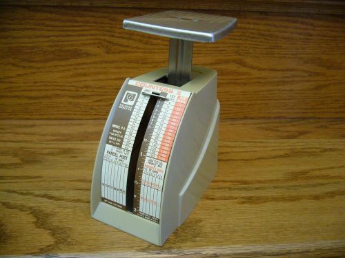 Vintage 1972 pelouze 2 pound capacity postal letter parcel scale model p-2  nice for sale