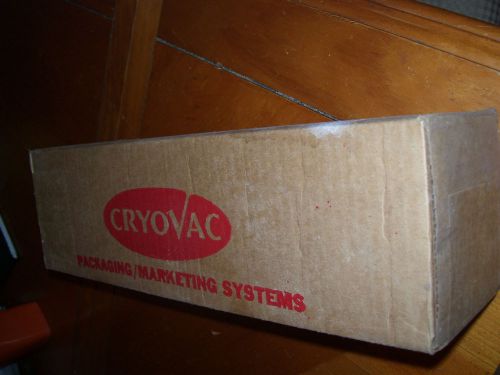 CRYOVAC D955 12&#034; 100ga SHRINK FILM roll -length unknown -- Lot of 2 boxes