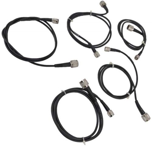 5x HyperLink/Commscope WBC-195R 50-Ohm N-Type Male/TNC Female 50&#034; Coaxial Cable