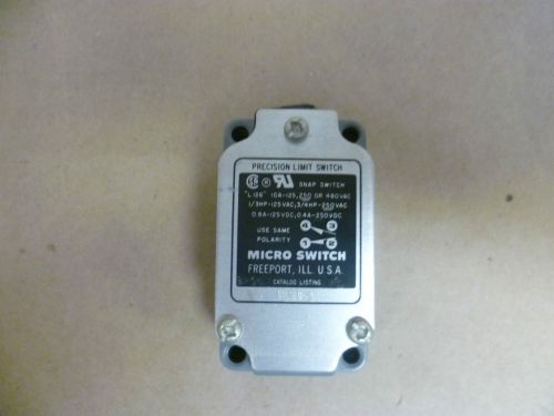 HONEYWELL MICRO SWITCH # 1LS1-L Limit Switch,LESS HEAD &amp; ACTUATOR ARM