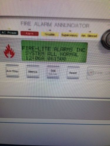 FIRE LITE ALARMS LCD-80F ANNUNCIATOR.. NIB.. FREE SHIPPING