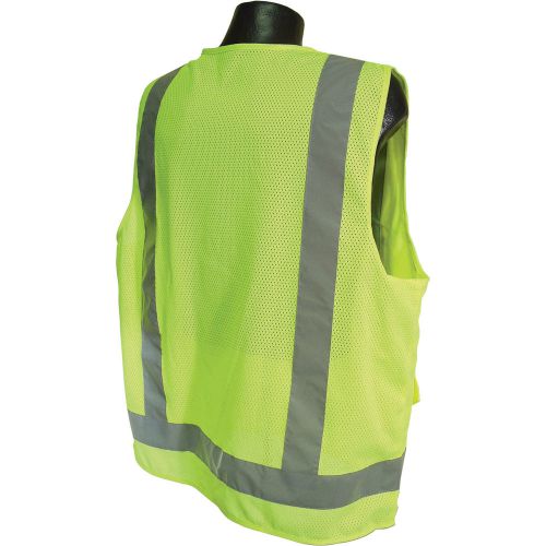 Radians Class 2 Surveyor Safety Vest-Lime 2XL Model#SV7G