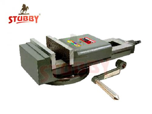 Heavy duty 200mm shaper machine vice fixed base with crank handle for sale