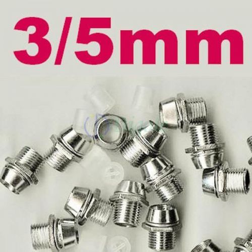 20pcs Copper Body Chrome Plated LED Holder 3mm/5mm Assorted/Selectable
