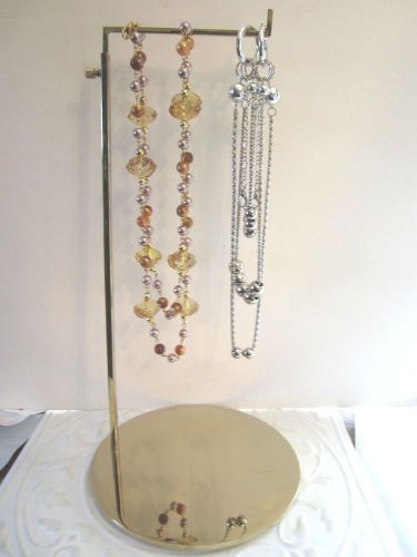 JUICY COUTURE **24&#034; PURSE/BAG - NECKLACE JEWELRY** DISPLAY STAND **GOLD**
