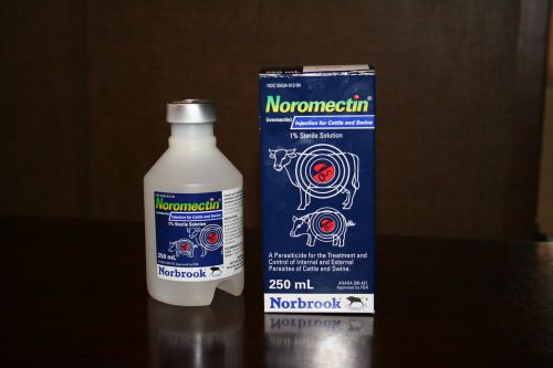 Norbrook Noromectin (ivermectin) Injection for Cattle and Swine 250 ml