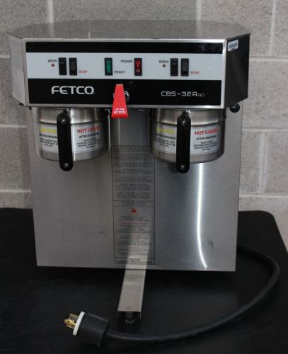 Fetco CBS-32Aap Twin Brewing System Airpot Coffee Brewer Maker Machine w/ faucet