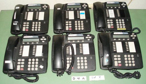 Lot of 6 Avaya 4612 IP Business Phones, used, not tested