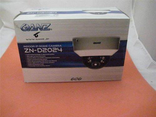 BRAND NEW GANZ ZN-D2024 INDOOR IP DOME CAMERA LENS WITH AUDIO (170)