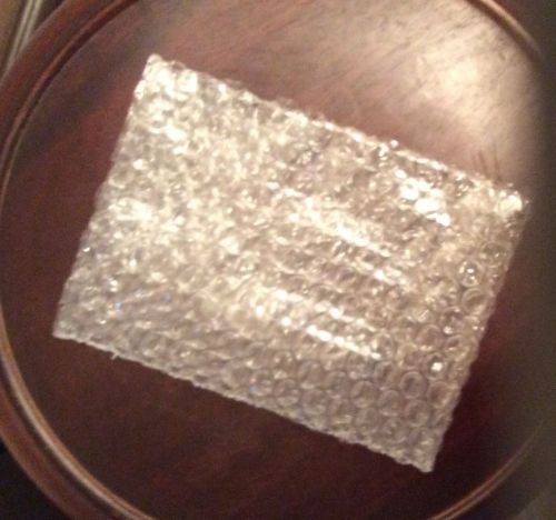 Bubble wrap bags 4 x 6 open end great for ornaments lot of 25 for sale
