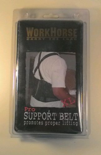 New Extra Large WorkHorse Pro Support Belt Back Brace Mesh Non-slip 134