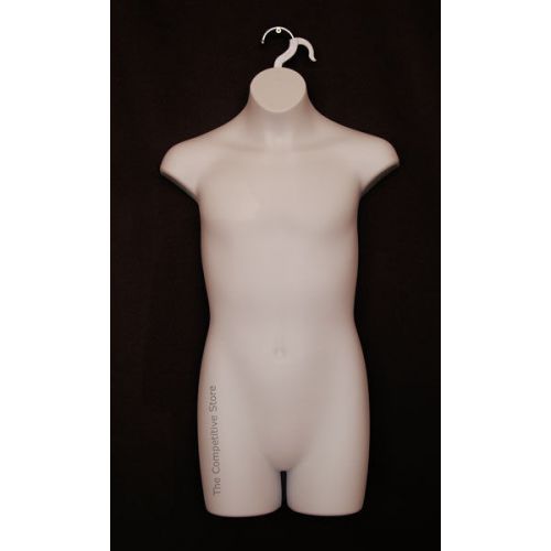 Teen boy dress mannequin form - great for sizes 10-12 - flesh tone color for sale