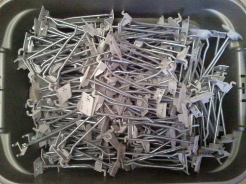 Huge Lot of 273- Pegboard Peg Board Hooks- 6&#034; Inches Long- Retail Display Store