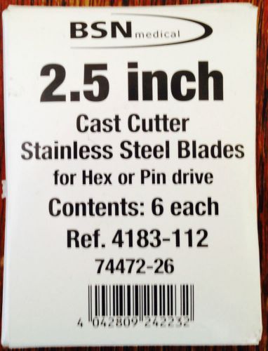 BSN 2.5&#034; Cast Cutter Saw Blade Stainless Steel Hex Or Pin Drive USA Quantity 6