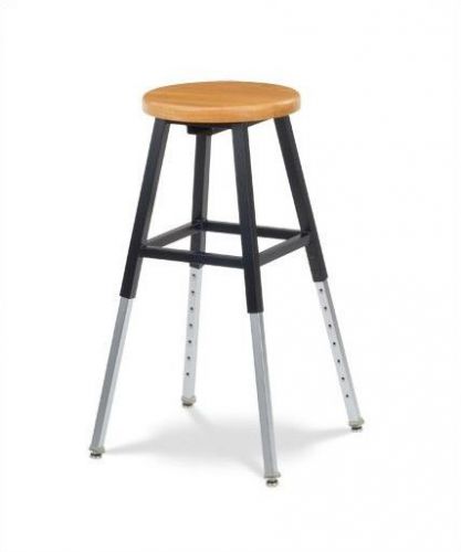 Virco Height Adjustable Lab Stool with Chrome Legs Not Included