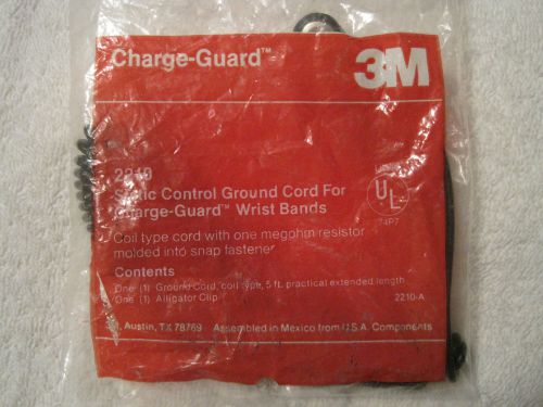 3M 2210 Static control ground cord for Charge-guard wrist band coil type