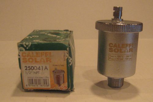 Caleffi 250041A Solar Systems Automatic Air Vent  1/2-Inch NPT Connection