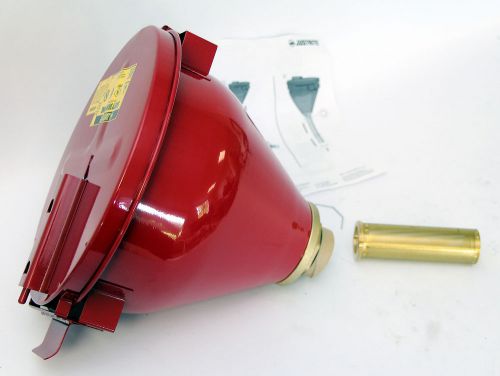 JustRite 08207 Safety steel drum funnel for flamable liquids w flame arrestor