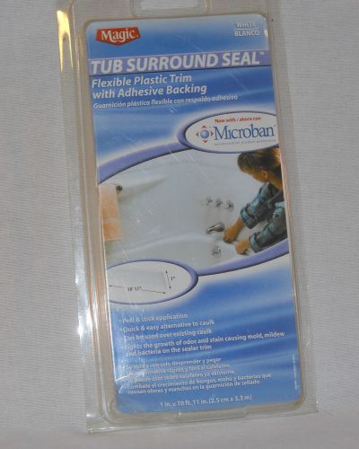 Tub Surround Seal by Magic American  TE306T Now with Microban White Trim
