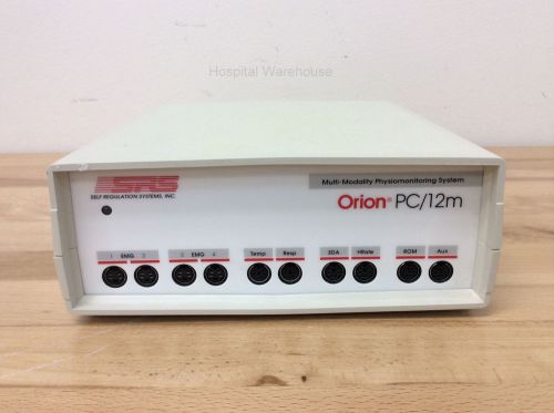SRS Orion PC/12m Multi-Modality Physiomonitoring System EEG Biofeedback ACMI