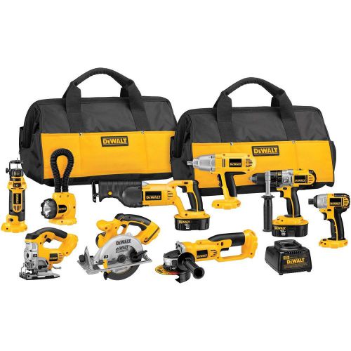 New dewalt dck955x cordless combo kit xrp tools18v drill driver 9tool impact set for sale