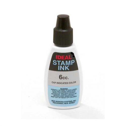 6 cc GREEN Ideal Rubber Stamp Refill Ink (for stamps &amp; stamp pads)