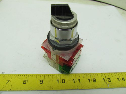 Square d 9001 ka-2 ka-3 double contact block 2-position selector switch for sale