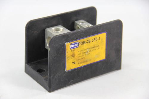 ILSCO PDB-26-350-1 Power Distribution Block, 620AMP, 600V, 1 POLE