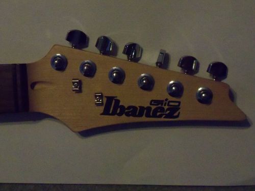 Ibanez GIO guitar neck used with tuners and string trees LOOK